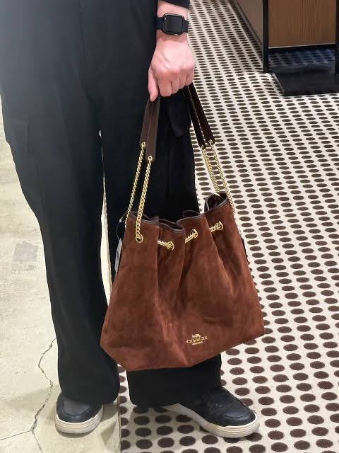 C-O-A-C-H Evelyn Large Shoulder Bag – Signatures Luxe Women Bag (Camel Brown)