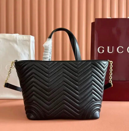 G-U-C-C-I GG Marmont Small Tote – Premium Quality Women Bag | Crossbody Style (Black)