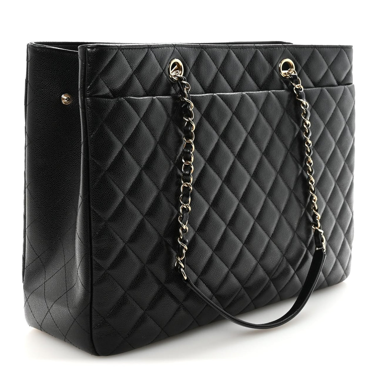 C-H-A-N-E-L Large Coco Allure Shopping Tote – Premium Quality Women Bag | Black Quilted Leather