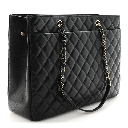 C-H-A-N-E-L Large Coco Allure Shopping Tote – Premium Quality Women Bag | Black Quilted Leather