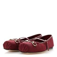 G-U-C-C-I Women's Horsebit Velvet Ballet Pumps – Sequined GG Monogram | Mary Jane Flats | Luxury Women Footwear (Maroon)