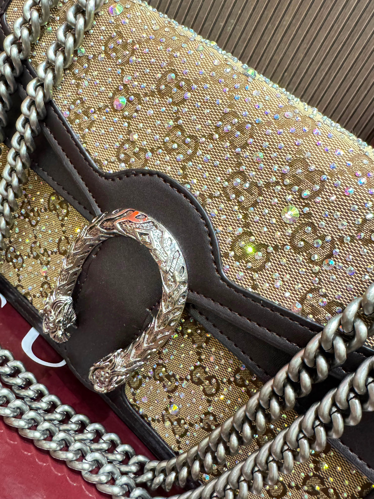 G-U-C-C-I DIONYSUS – Premium Quality Women Bag | Double Box Packaging (Golden Brown)