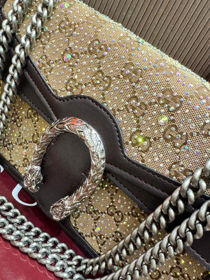 G-U-C-C-I DIONYSUS – Premium Quality Women Bag | Double Box Packaging (Golden Brown)