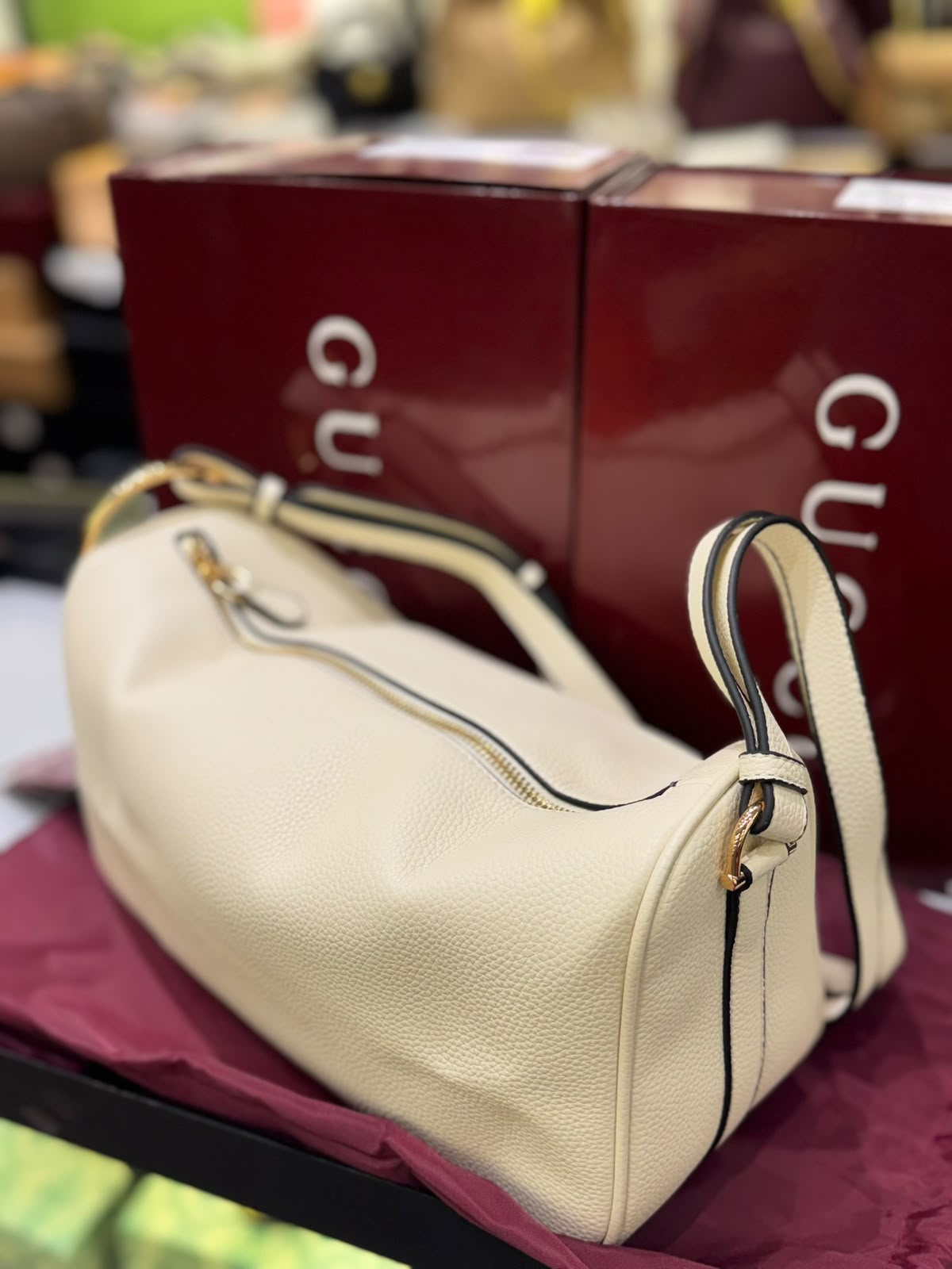 G-U-C-C-I Half Horsebit Medium Shoulder Bag – Premium Quality Women Bag | Brand Box Packaging (While)