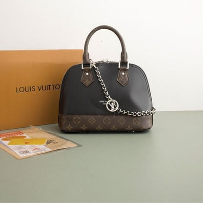 L-O-U-I-S V-U-I-T-T-O-N Monogram Empreinte Alma – Premium Quality Women Bag | Double Box & Dust Bag (Black Brown)