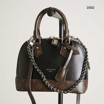 L-O-U-I-S V-U-I-T-T-O-N Monogram Empreinte Alma – Premium Quality Women Bag | Double Box & Dust Bag (Black Brown)