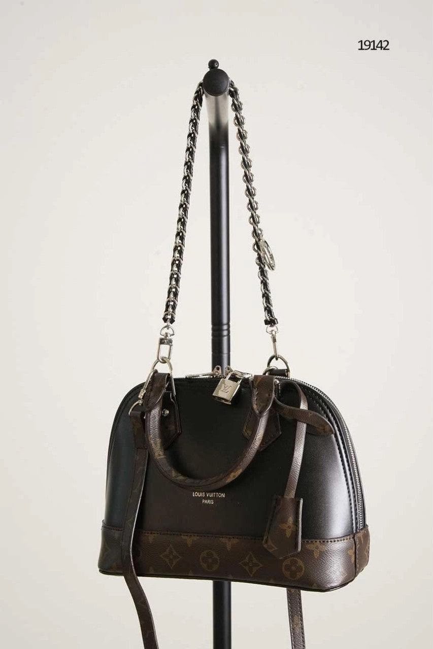 L-O-U-I-S V-U-I-T-T-O-N Monogram Empreinte Alma – Premium Quality Women Bag | Double Box & Dust Bag (Black Brown)