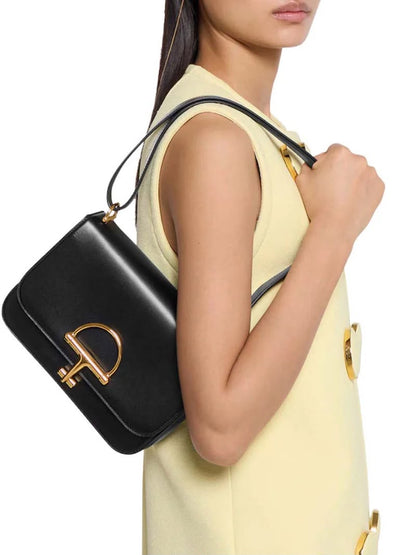 G-U-C-C-I Crossbody Bag – Premium Quality Women Bag | Double Magnetic Box (Black)