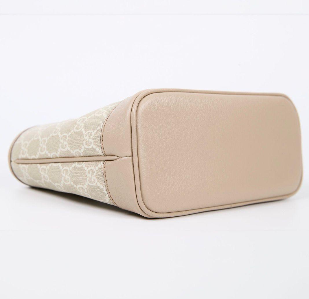 G-U-C-C-I Ophidia Mini Tote Bag – Premium Quality Women Bag | Brand Double Box & Dust Bag (Cream Beige)