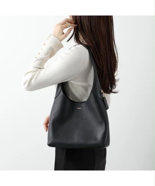 C-O-A-C-H Brooklyn 28 Shoulder Bag – Leather | Hong Kong Import | Branded Magnetic Box (Black)