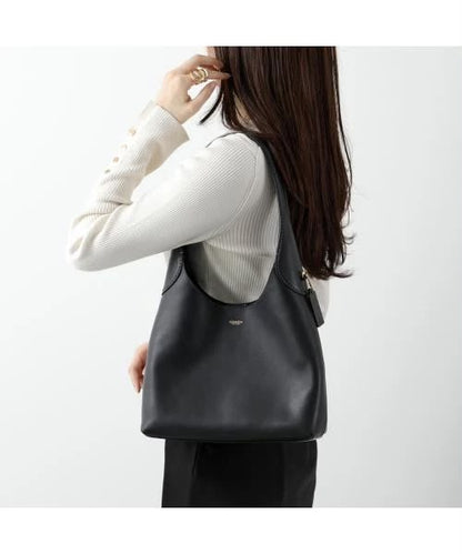 C-O-A-C-H Brooklyn 28 Shoulder Bag – Leather | Hong Kong Import | Branded Magnetic Box (Black)