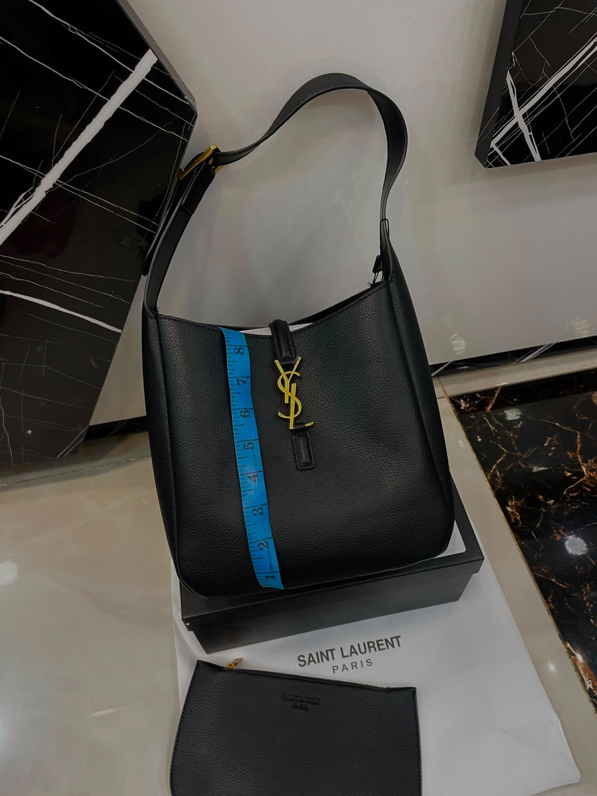 Y-S-L Saint Laurent Paris Le 5 à 7 Supple Small Hobo Bag – Grained Leather | Master Quality | Brown