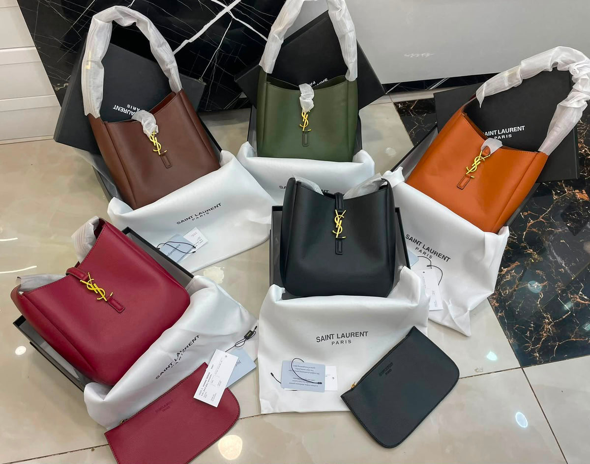 Y-S-L Saint Laurent Paris Le 5 à 7 Supple Small Hobo Bag – Grained Leather | Master Quality | Brown