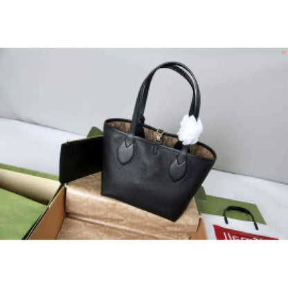 G-U-C-C-I Totissima Reversible Tote Bag – Premium Quality Women Bag | Double Box & Dust Bag (Black)