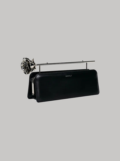 S-E-E-N Users Rose 11 Handbag – Premium Women Bag with Long Belt (Black)