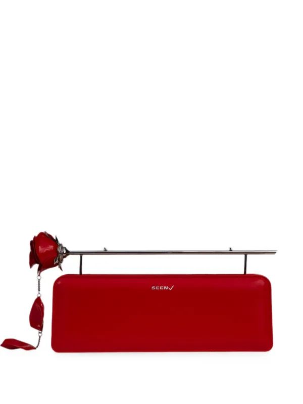 S-E-E-N Users Rose 11 Handbag – Premium Women Bag with Long Belt (Red)