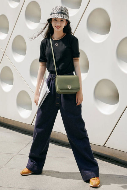 L-O-E-W-E Goya Shoulder Bag – Premium Quality Women Bag (Avocado Green)