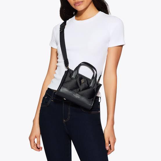 K-U-R-T G-E-I-G-E-R London Small Recycled Shopper Bag – Premium Women Bag (Black)