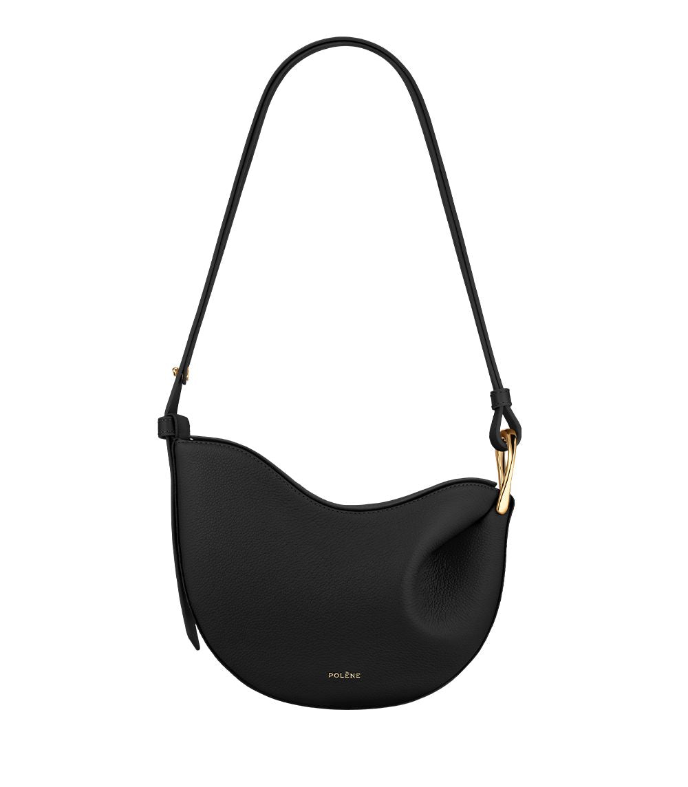 P-O-L-E-N-E Tonca Edition Textured Cognac – Premium Women Bag (Black)