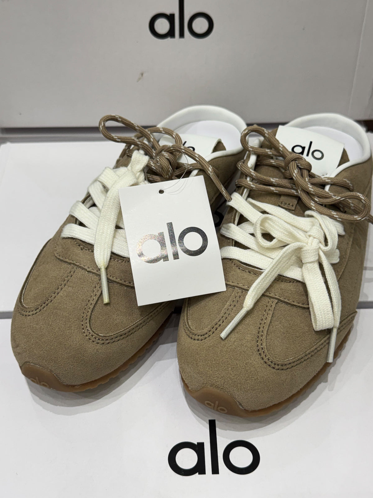 A-L-O Sunset Sneaker Mule – Premium Quality Women Footwear (Beige Cream)