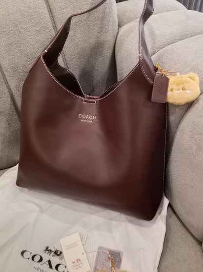 C-O-A-C-H Brooklyn Shoulder Bag – Premium Women Bag (Dark Chocolate Brown)