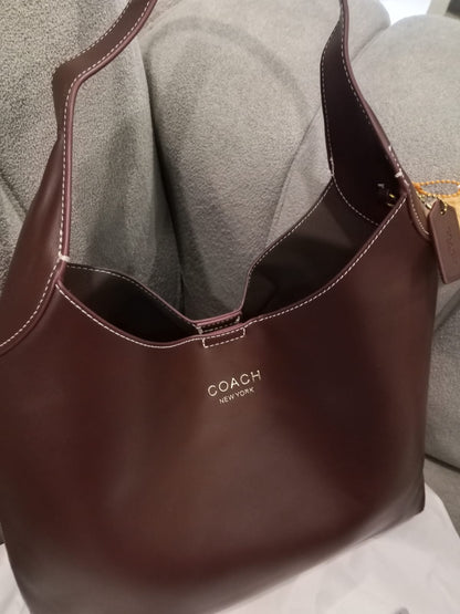 C-O-A-C-H Brooklyn Shoulder Bag – Premium Women Bag (Dark Chocolate Brown)
