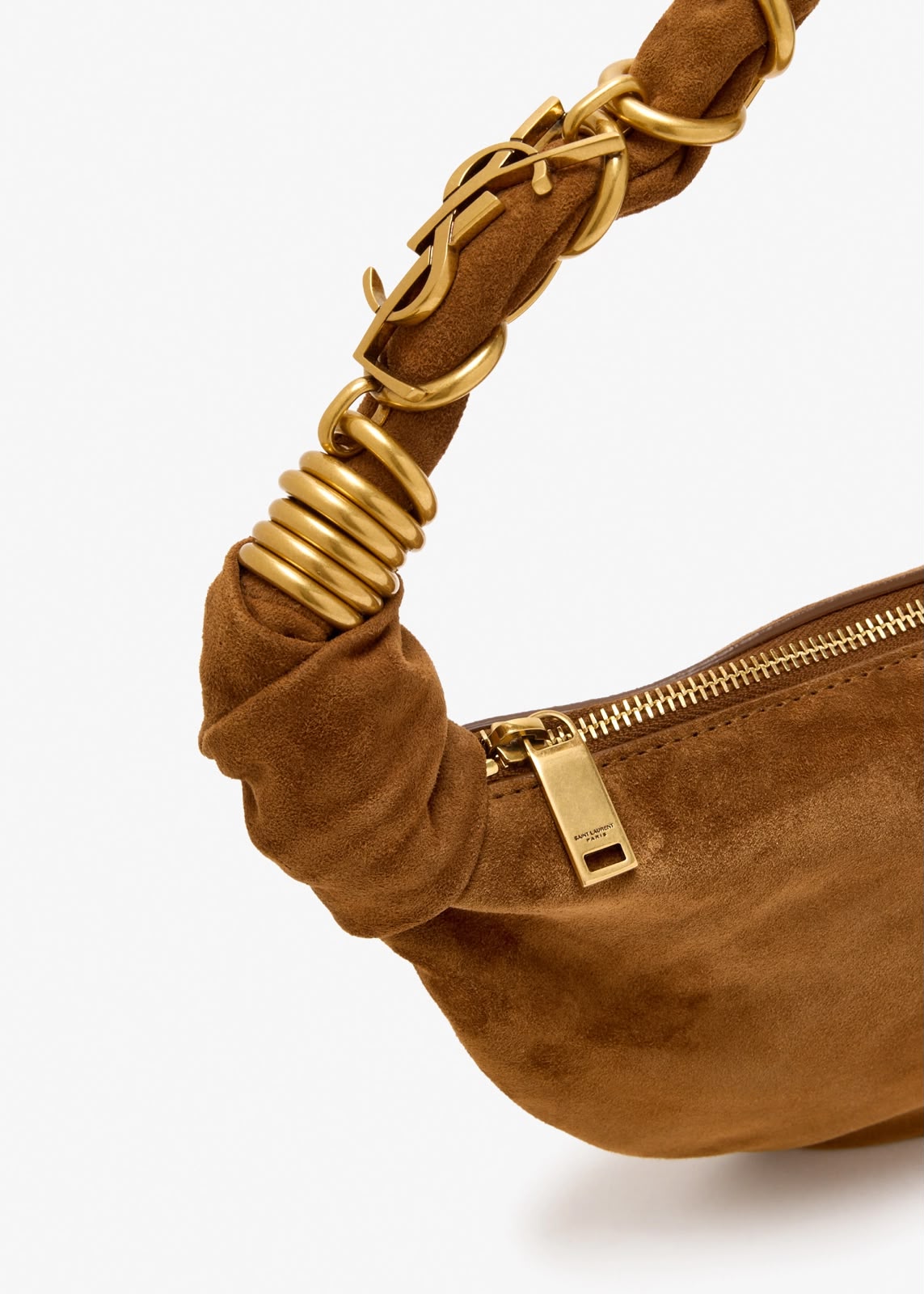 Y-S-L Saint Laurent Amalia Small Hobo Bag – Premium Women Bag (Brown)