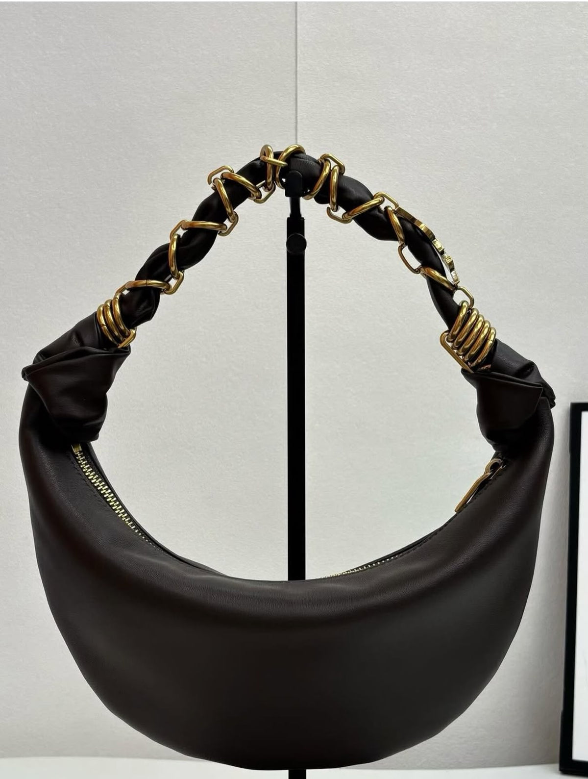 Y-S-L Saint Laurent Amalia Small Hobo Bag – Premium Women Bag (Black)