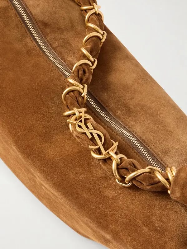 Y-S-L Saint Laurent Amalia Small Hobo Bag – Premium Women Bag (Brown)