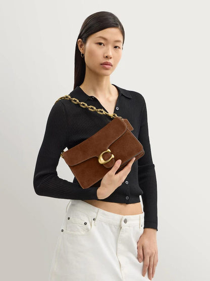 C-O-A-C-H Tabby Chain Shoulder Bag – Premium Women Bag (Brown)