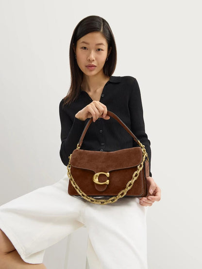 C-O-A-C-H Tabby Chain Shoulder Bag – Premium Women Bag (Brown)