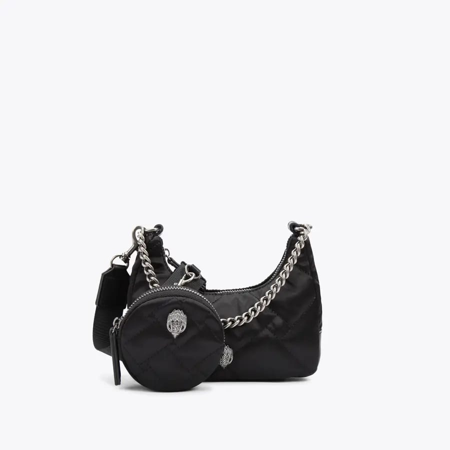 K-U-R-T G-E-I-G-E-R London Small Recycled Crossbody Bag – Premium Women Bag (Black)