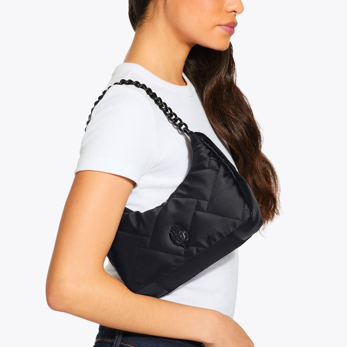K-U-R-T G-E-I-G-E-R London Small Recycled Crossbody Bag – Premium Women Bag (Black)