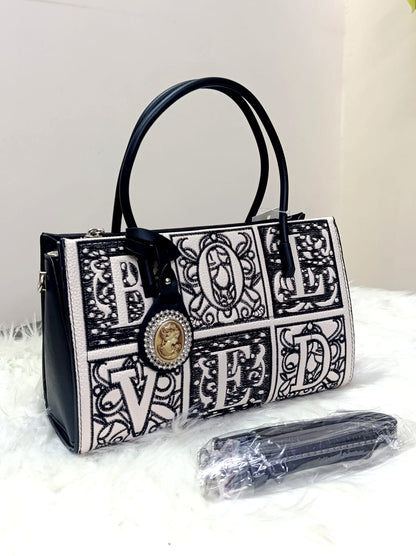 BOLVED – Luxurious Premium Bag (Black/White)