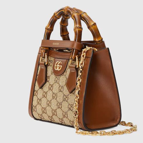 G-U-C-C-I Diana Mini Tote – Elegant Luxe Women Bag (Brown)