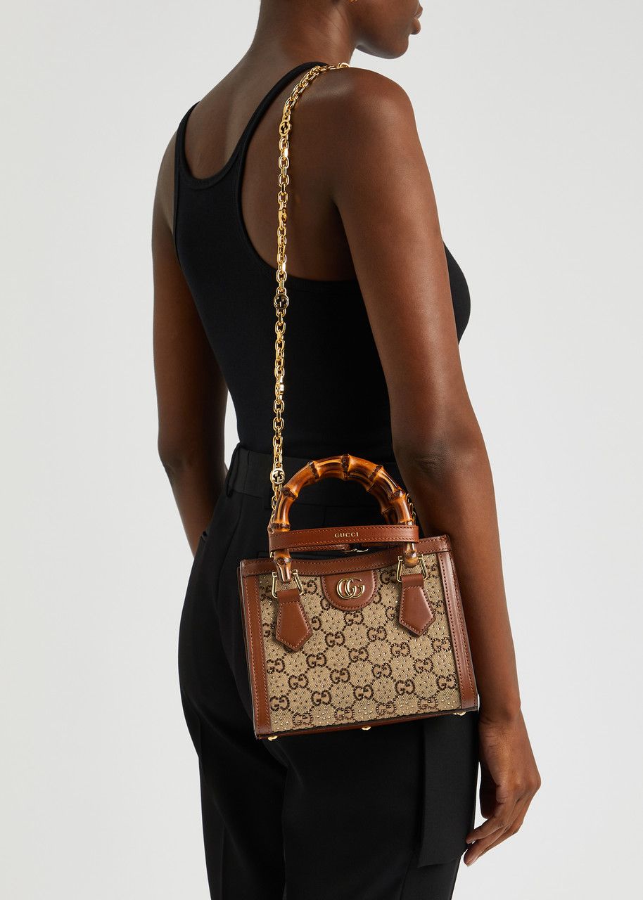 G-U-C-C-I Diana Mini Tote – Elegant Luxe Women Bag (Brown)