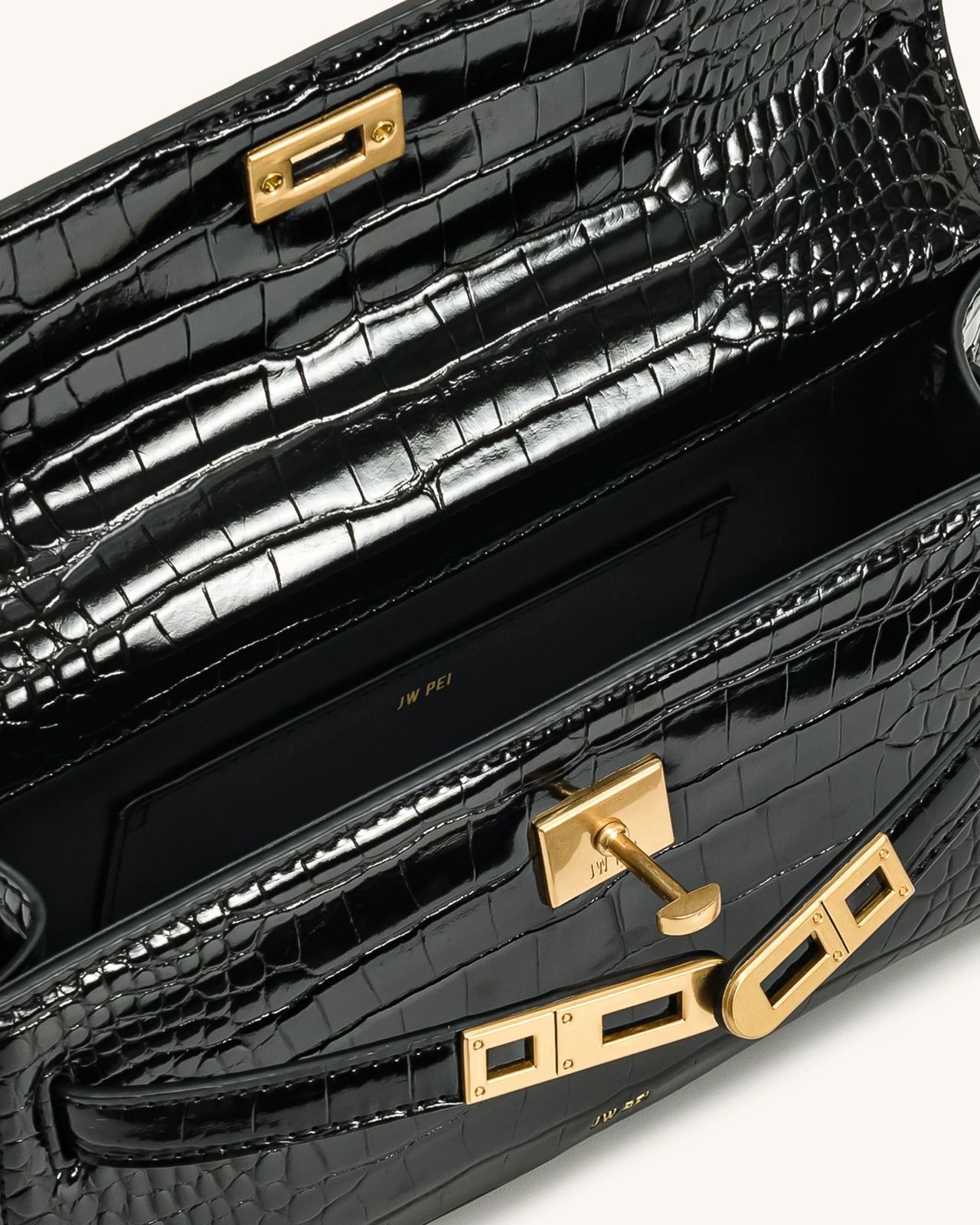 J-W P-E-I Noor Top Handle Bag – Modern Luxe Women Bag (Black)
