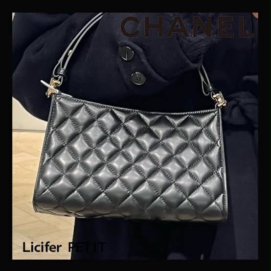 C-H-A-N-E-L 26x Christmas Limited Edition Hobo Shoulder Bag – Luxury Women Bag (Black)