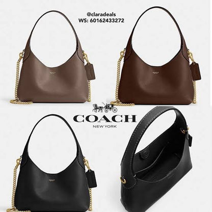 C-O-A-C-H Brooklyn Shoulder Bag 23 – Modern Luxe Women Bag (Brown-2)