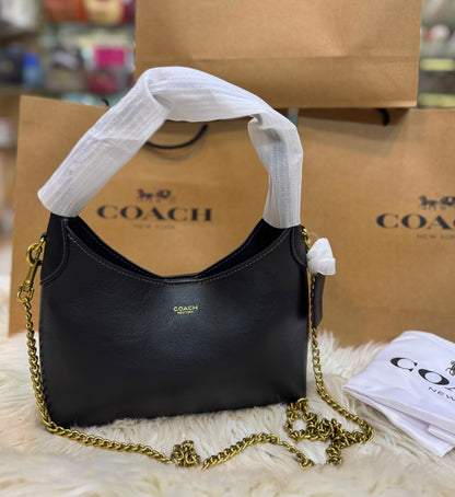 C-O-A-C-H Brooklyn Shoulder Bag 23 – Modern Luxe Women Bag (Black)