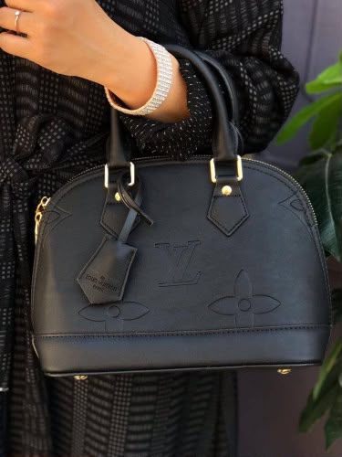L-O-U-I-S V-U-I-T-T-O-N Monogram Empreinte Alma – Premium Quality Women Bag | Double Box & Dust Bag (Black Design A)