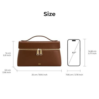 JW PEI WOMEN’S THEA TOP HANDLE BAG – Women Bag (Off White Brown)