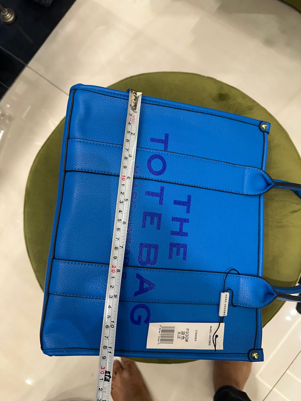 MARC JACOBS TOTE BAG WITH LONG STRAP – Women Bag (Blue)