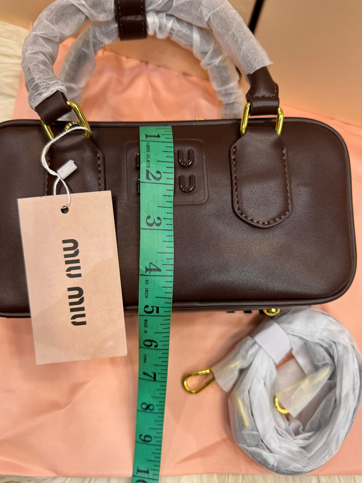 M-I-U M-I-U Arcadie Leather Bag – Premium Women Bag (Black)