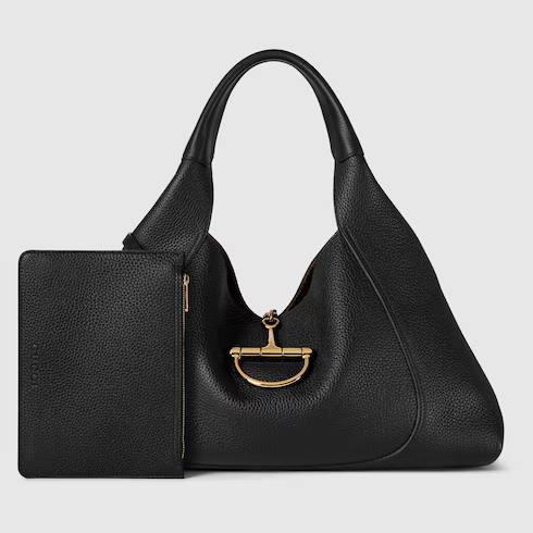 G-U-C-C-I Softbit Maxi Shoulder – Women Bag (Black)
