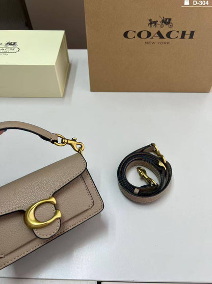 C-O-A-C-H Tabby 12 Mini Size – Top Class Premium Quality Women Bag | Complete Box (Beige)