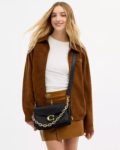 C-O-A-C-H Tabby Chain Shoulder Bag – Premium Women Bag (Black)