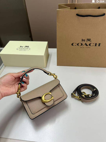 C-O-A-C-H Tabby 12 Mini Size – Top Class Premium Quality Women Bag | Complete Box (Beige)
