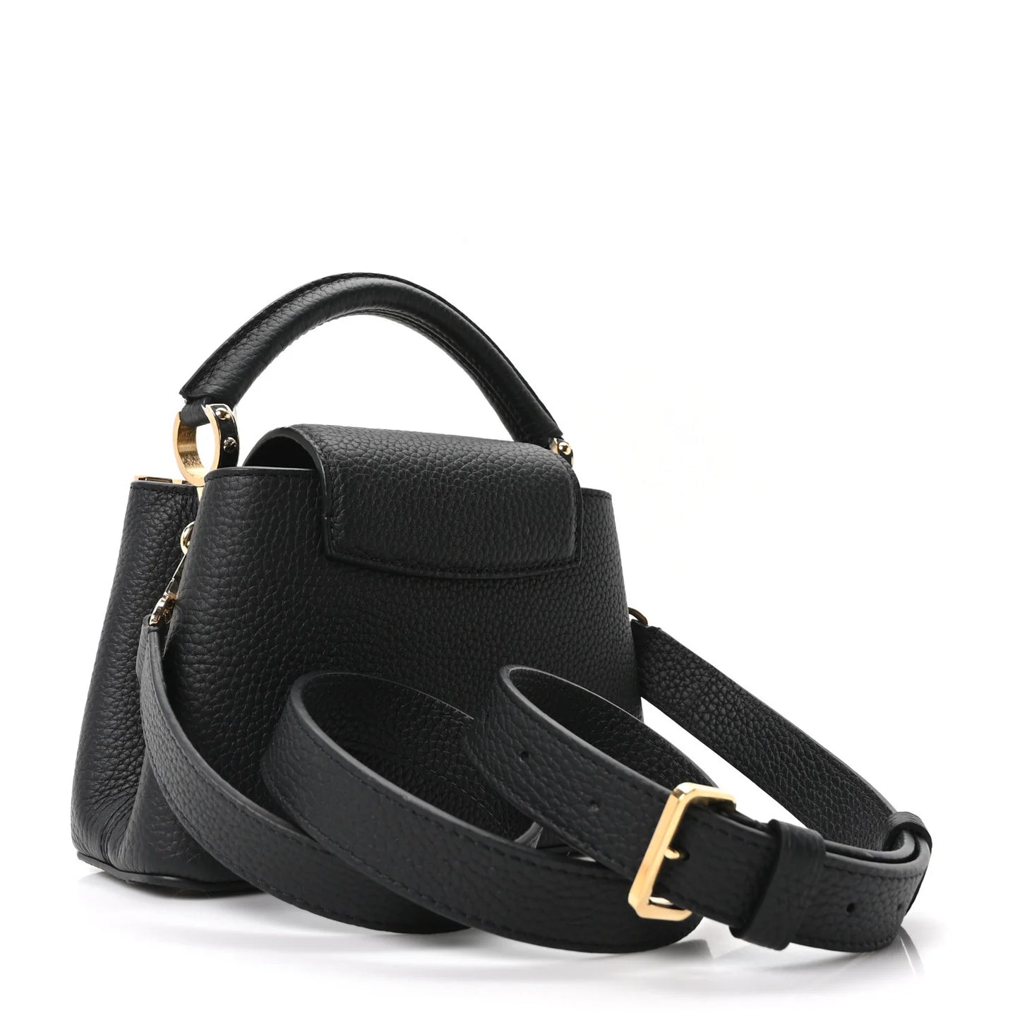 L-O-U-I-S V-U-I-T-T-O-N Capucines BB – Signature Luxe Women Bag (Black)