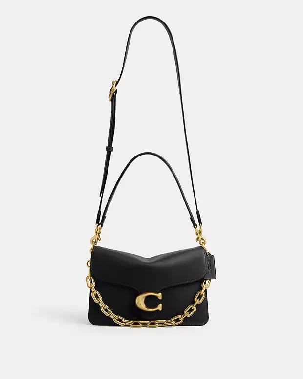C-O-A-C-H Tabby Chain Shoulder Bag – Premium Women Bag (Black)